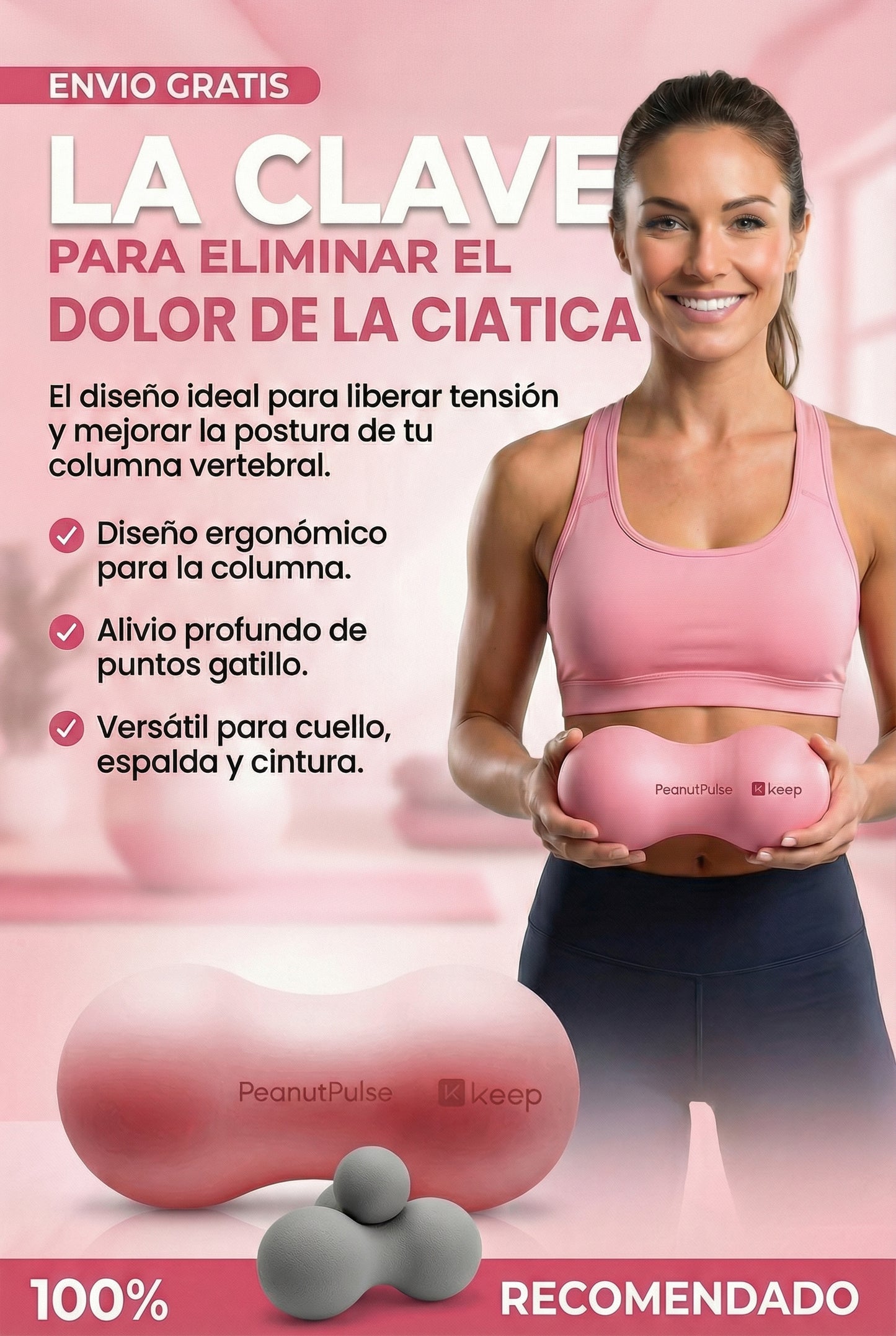 PeanutPulse™  Masajeador terapéutico profesional + ENVÍO GRATIS 🎁